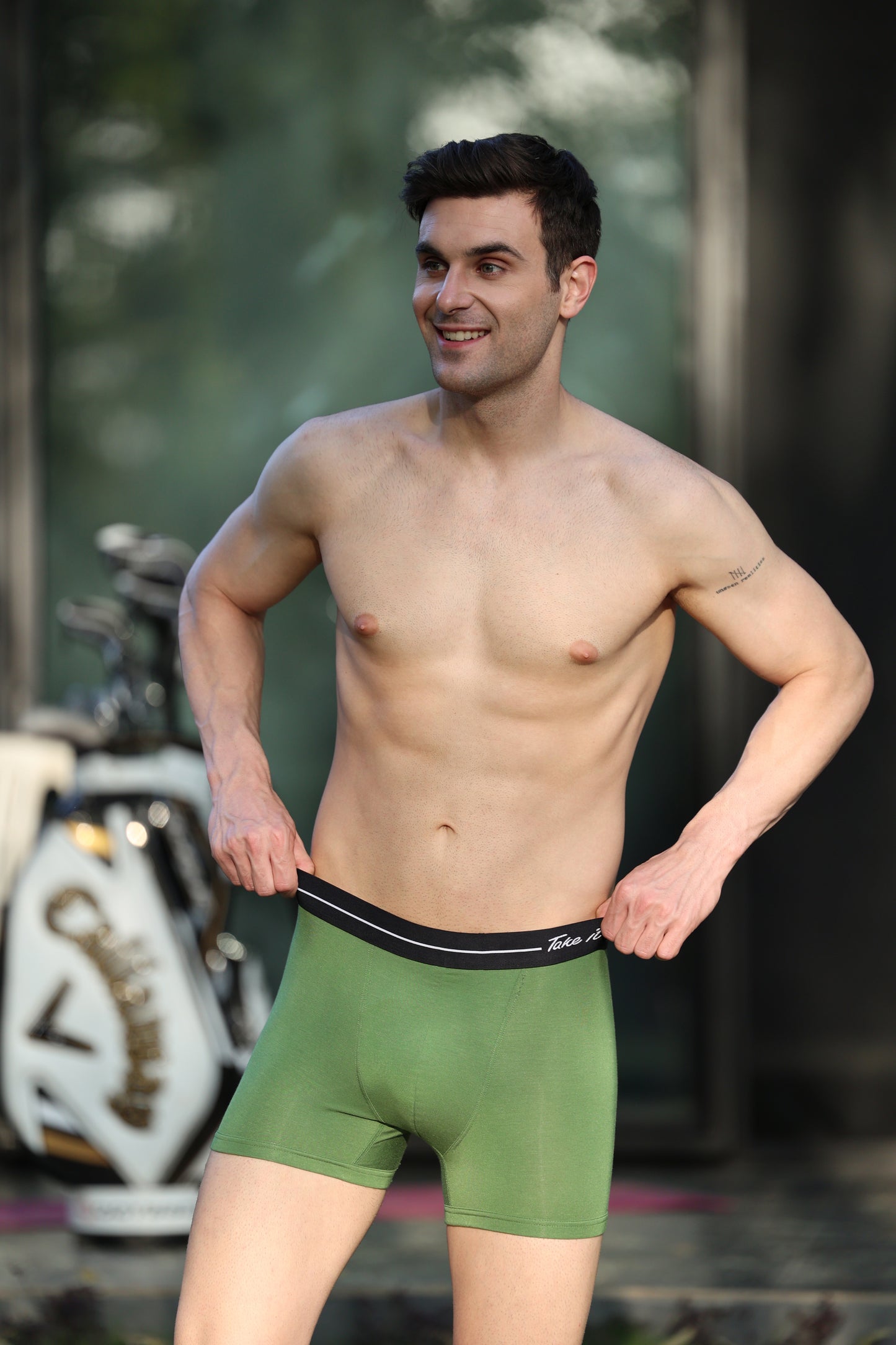 Men’s Luxury Fit Trunk – Ultra-Soft Lenzing Micro Modal Fabric – Fern Green