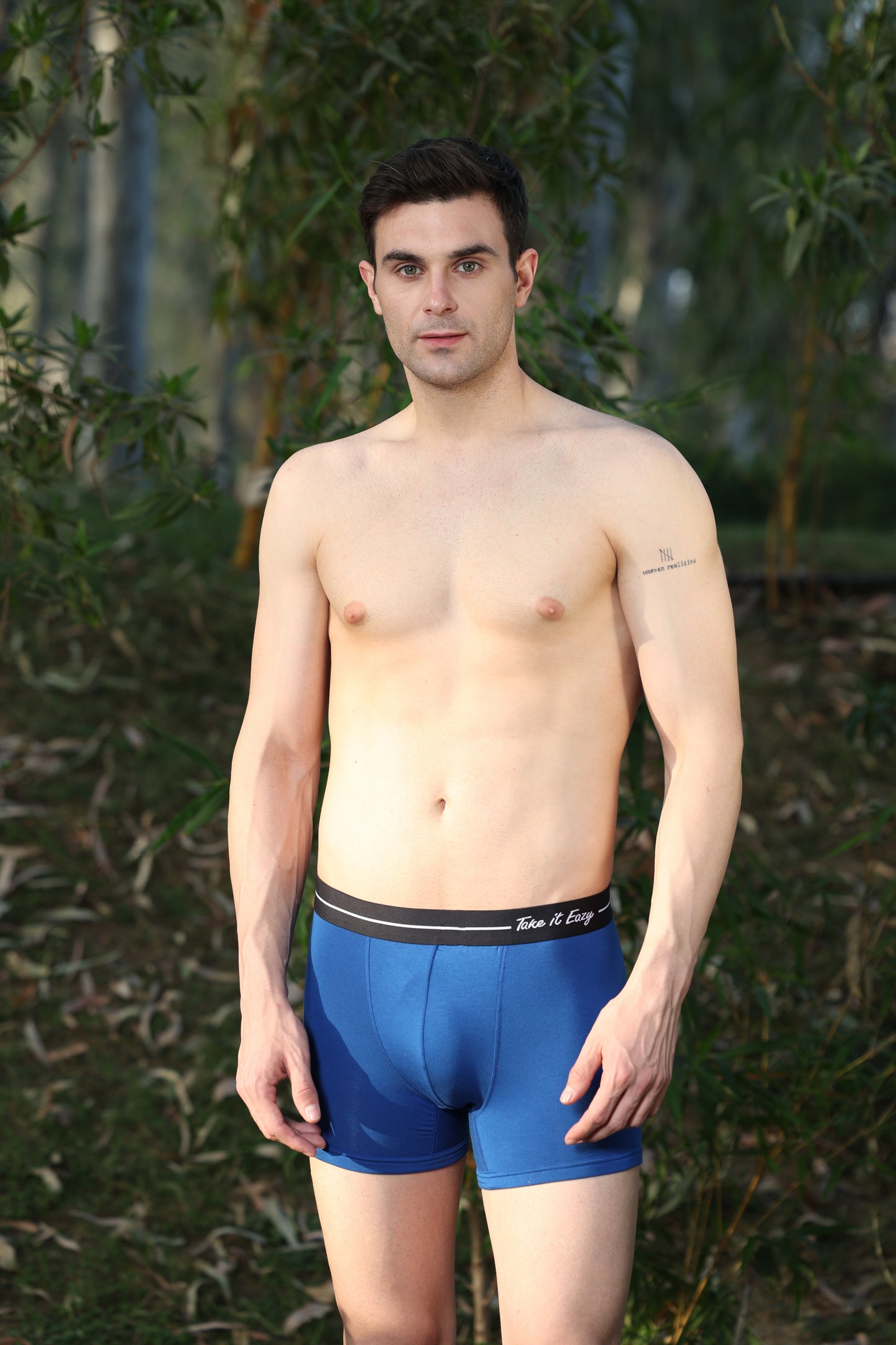 Men’s Luxury Fit Trunk – Ultra-Soft Lenzing Micro Modal Fabric – Blue Opal