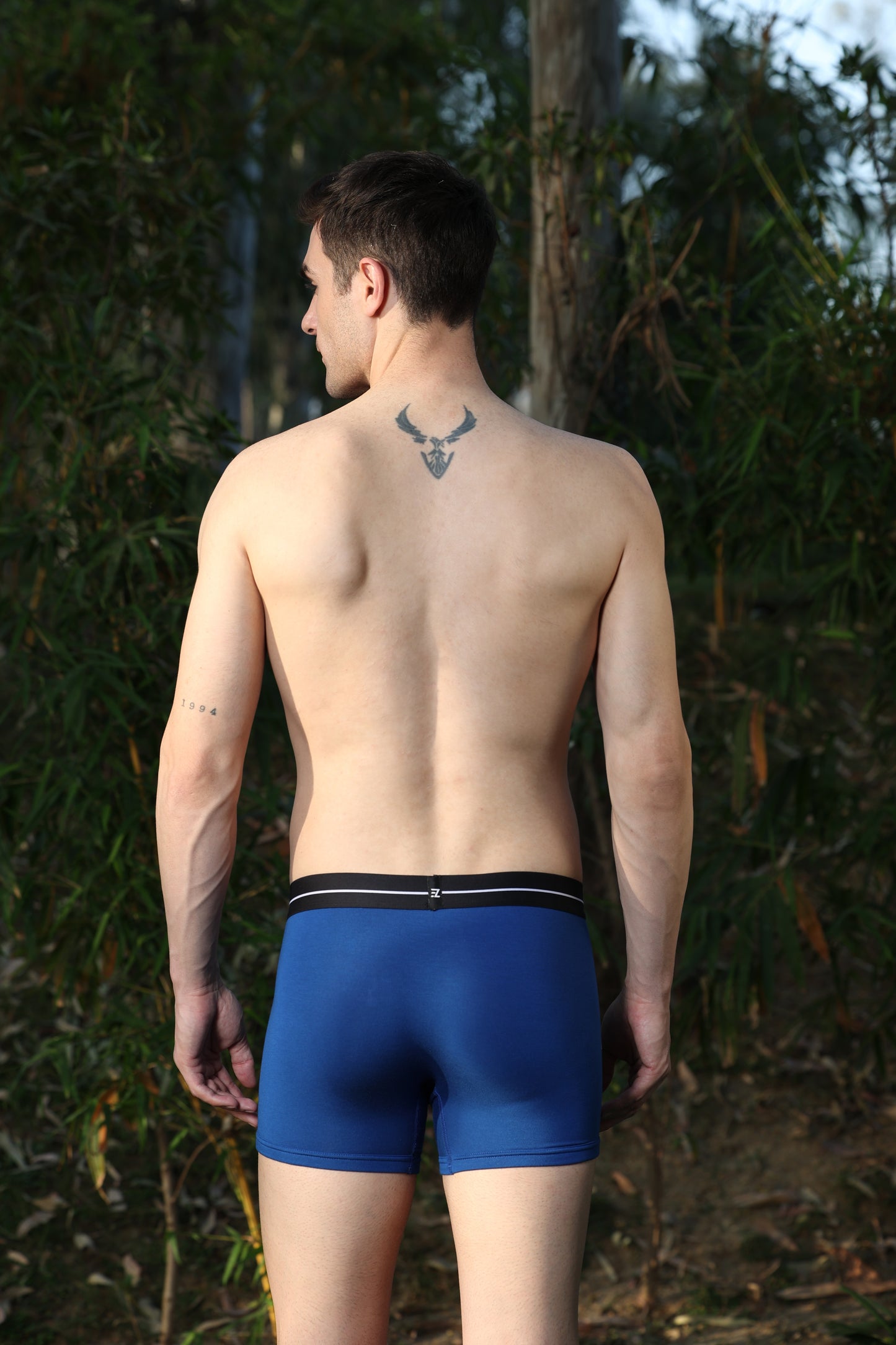 Men’s Luxury Fit Trunk – Ultra-Soft Lenzing Micro Modal Fabric – Blue Opal