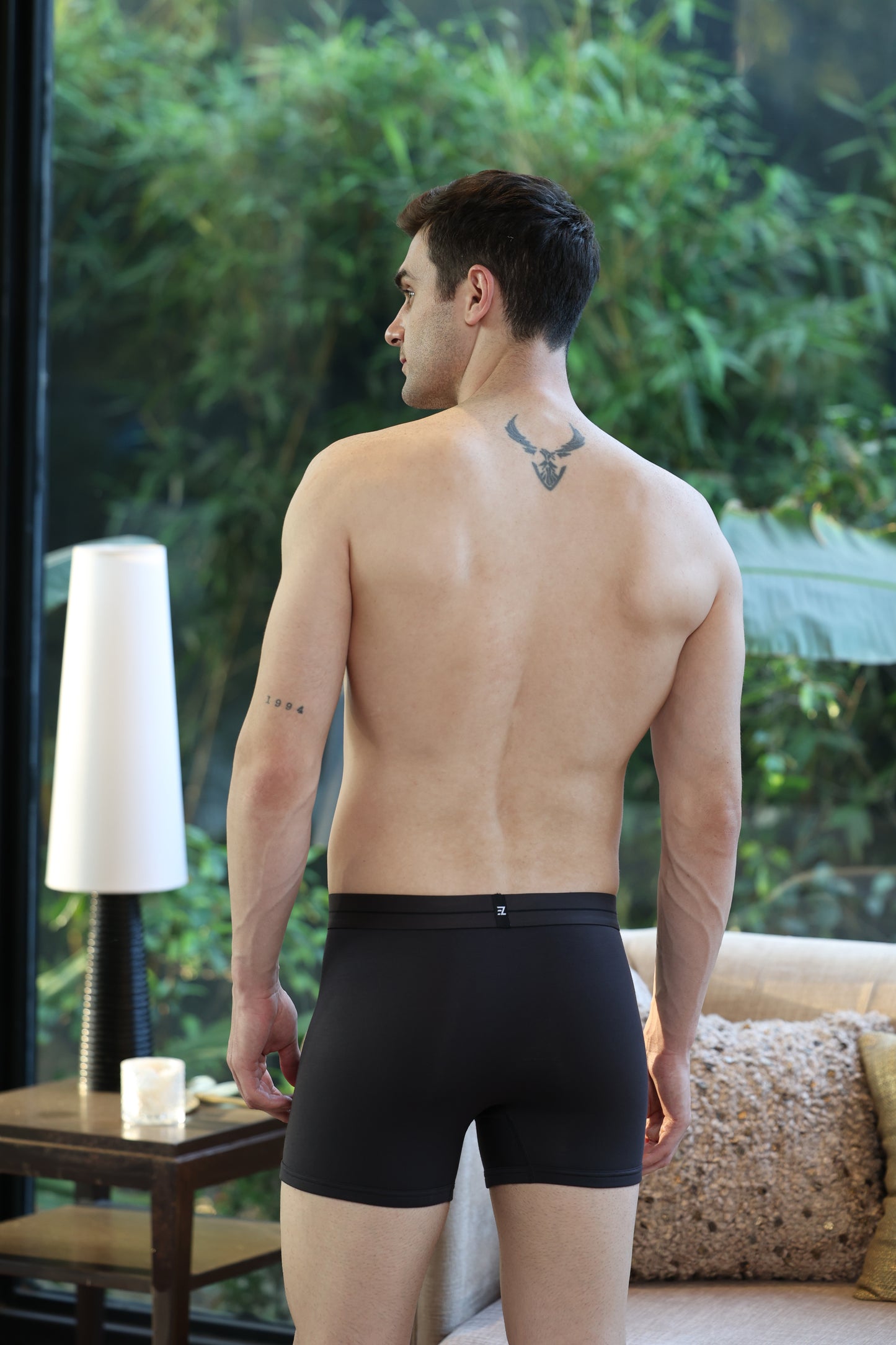 Men’s Luxury Fit Trunk – Ultra-Soft Lenzing Micro Modal Fabric – Charcoal Grey