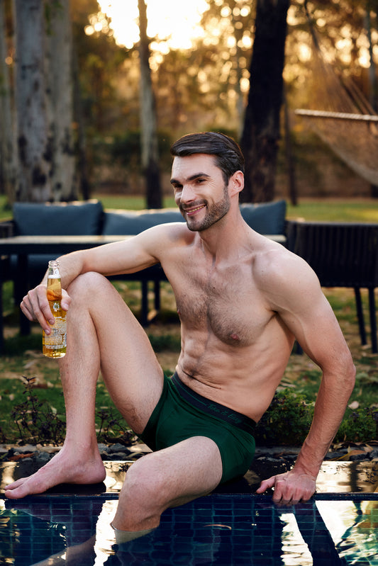 Men’s Luxury Fit Trunk – Ultra-Soft Lenzing Micro Modal Fabric – Forest Green