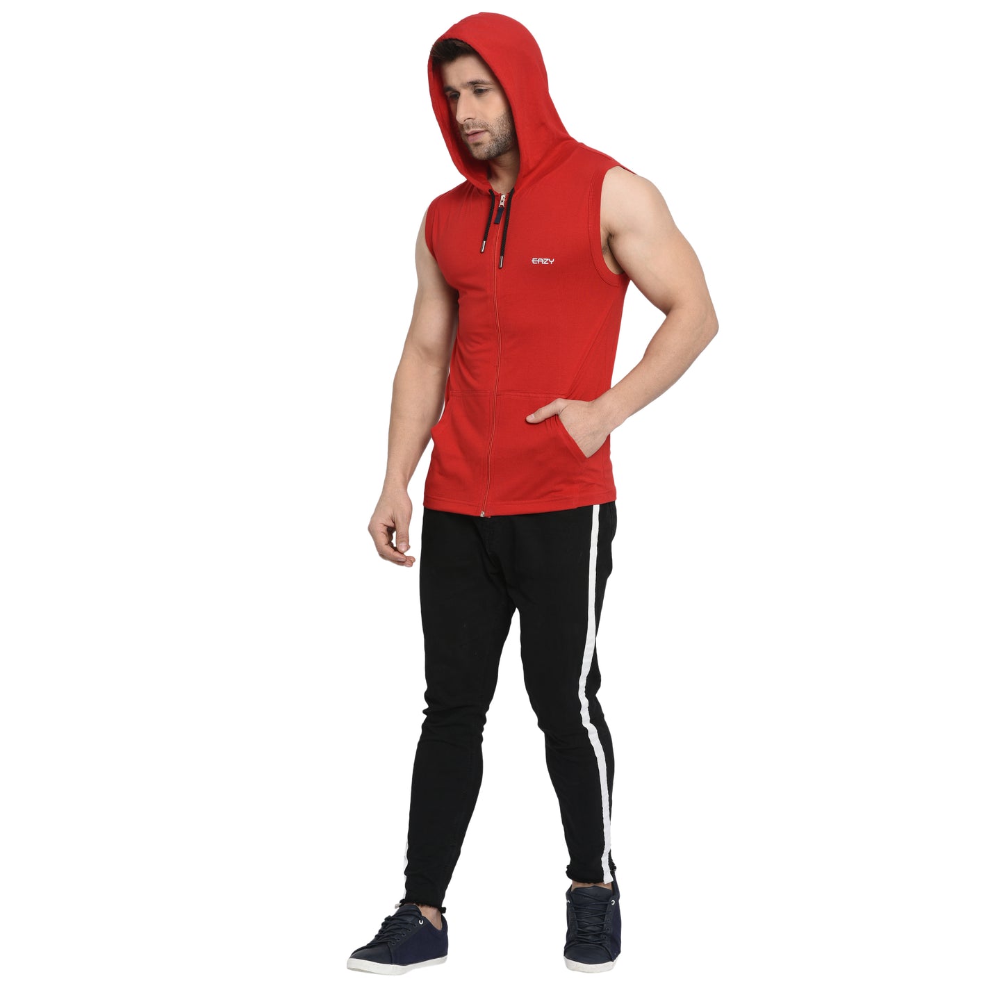 Men's Casanova Hoodie - Regular Fit Rich Cotton - Rebel Red
