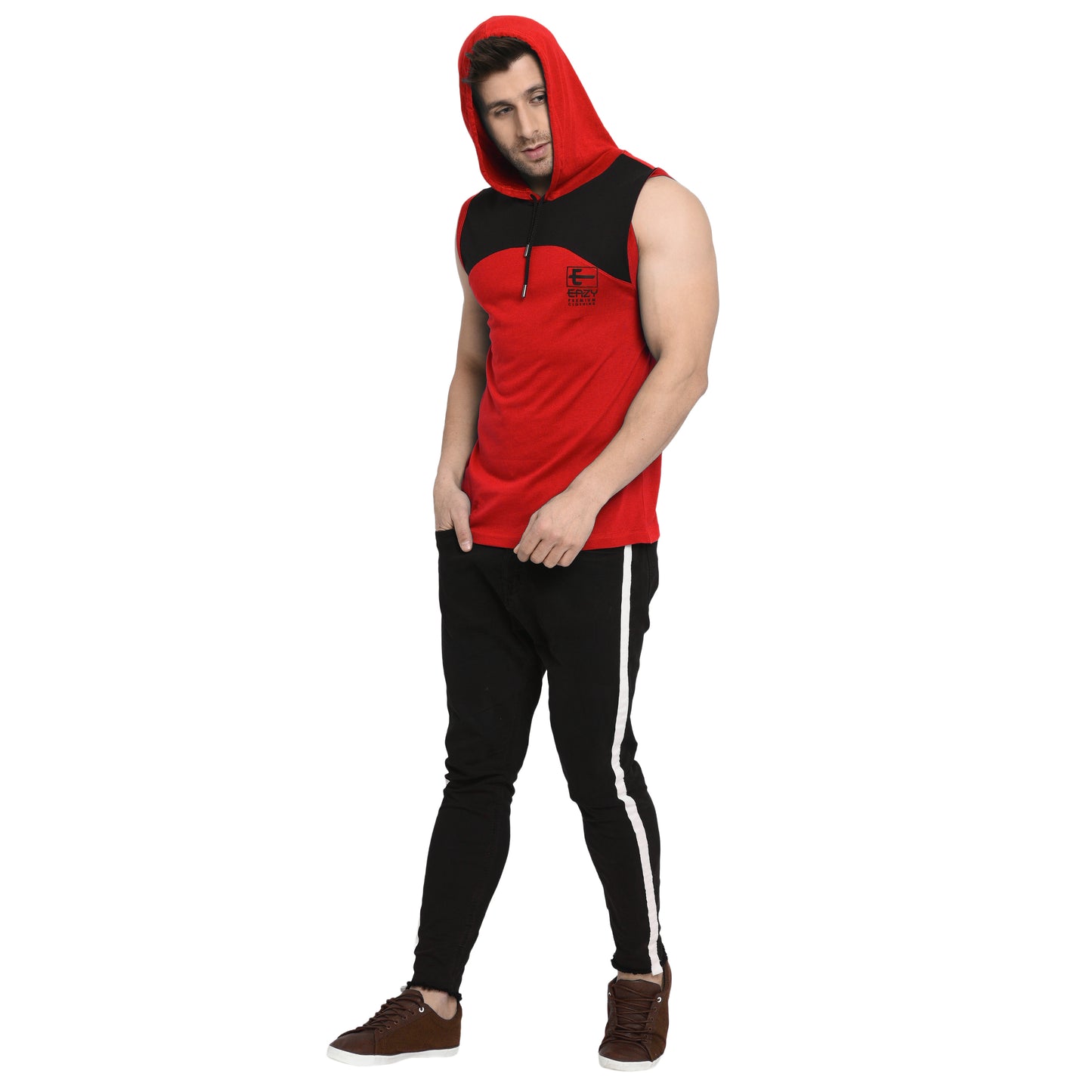 Men's Blaze Hoodie - Regular Fit Rich Cotton - Rebel Red