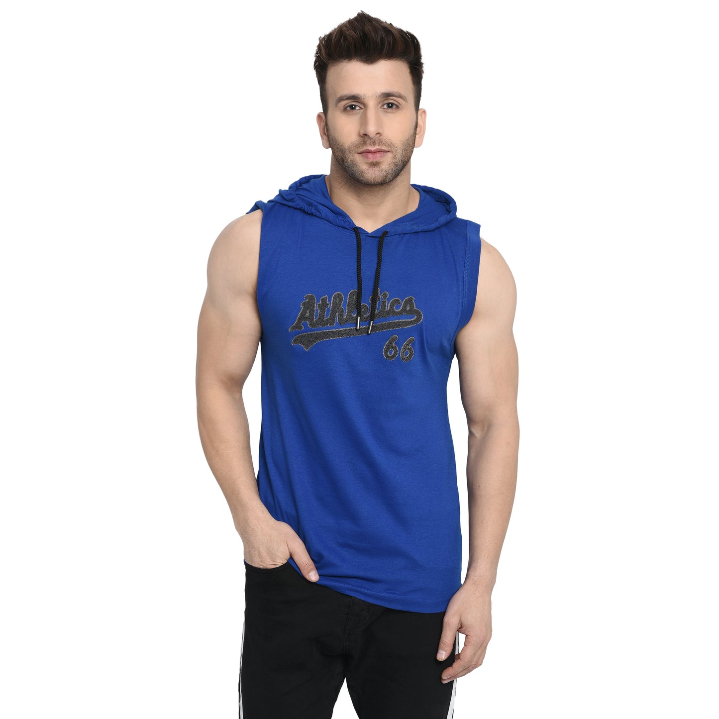 Men's Electro Hoodie - Regular Fit Rich Cotton - Storm Blue