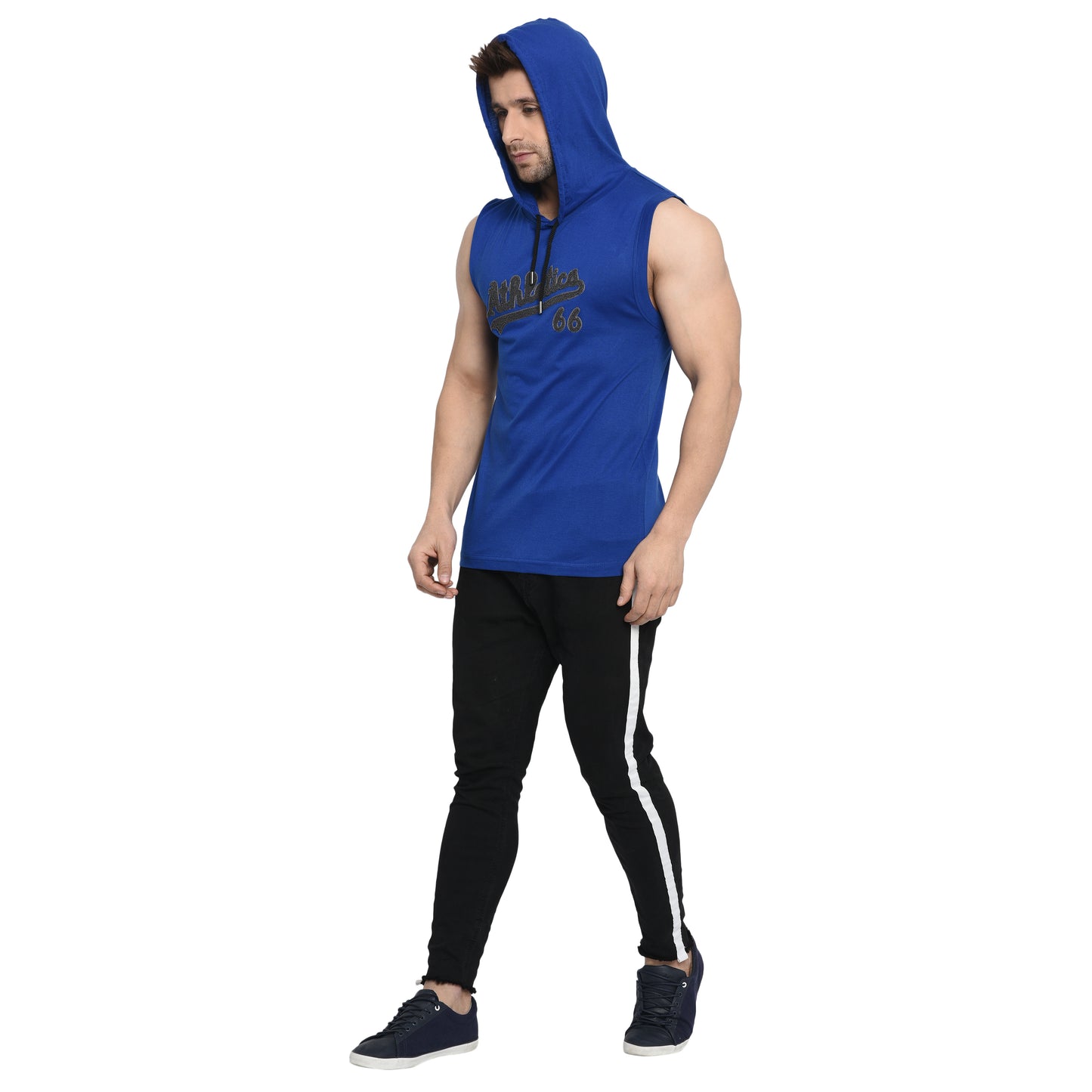 Men's Electro Hoodie - Regular Fit Rich Cotton - Storm Blue