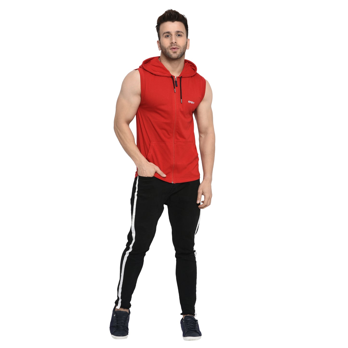 Men's Casanova Hoodie - Regular Fit Rich Cotton - Rebel Red