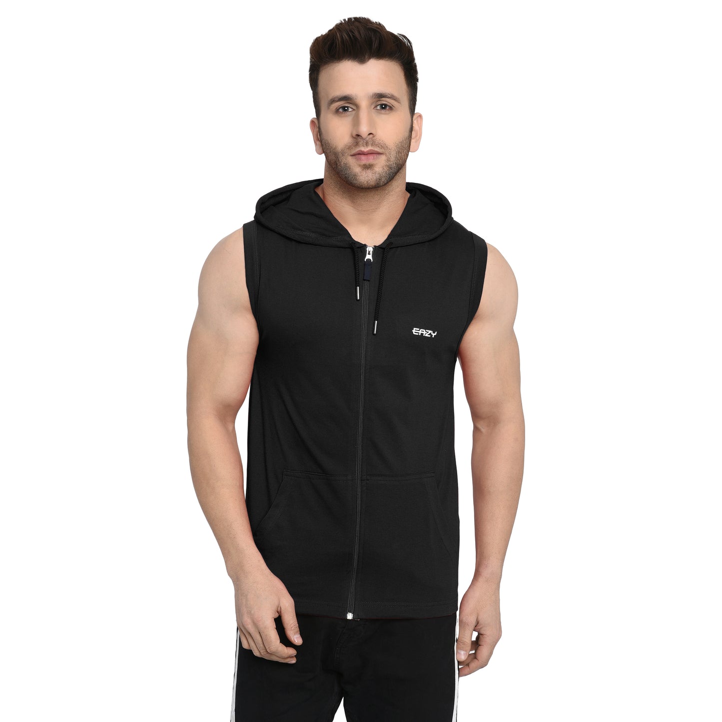 Men's Casanova Hoodie - Regular Fit Rich Cotton - Shadow Black