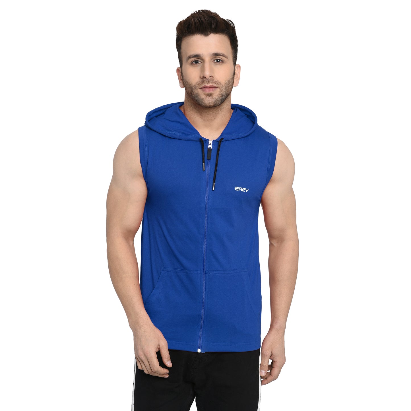 Men's Casanova Hoodie - Regular Fit Rich Cotton - Storm Blue