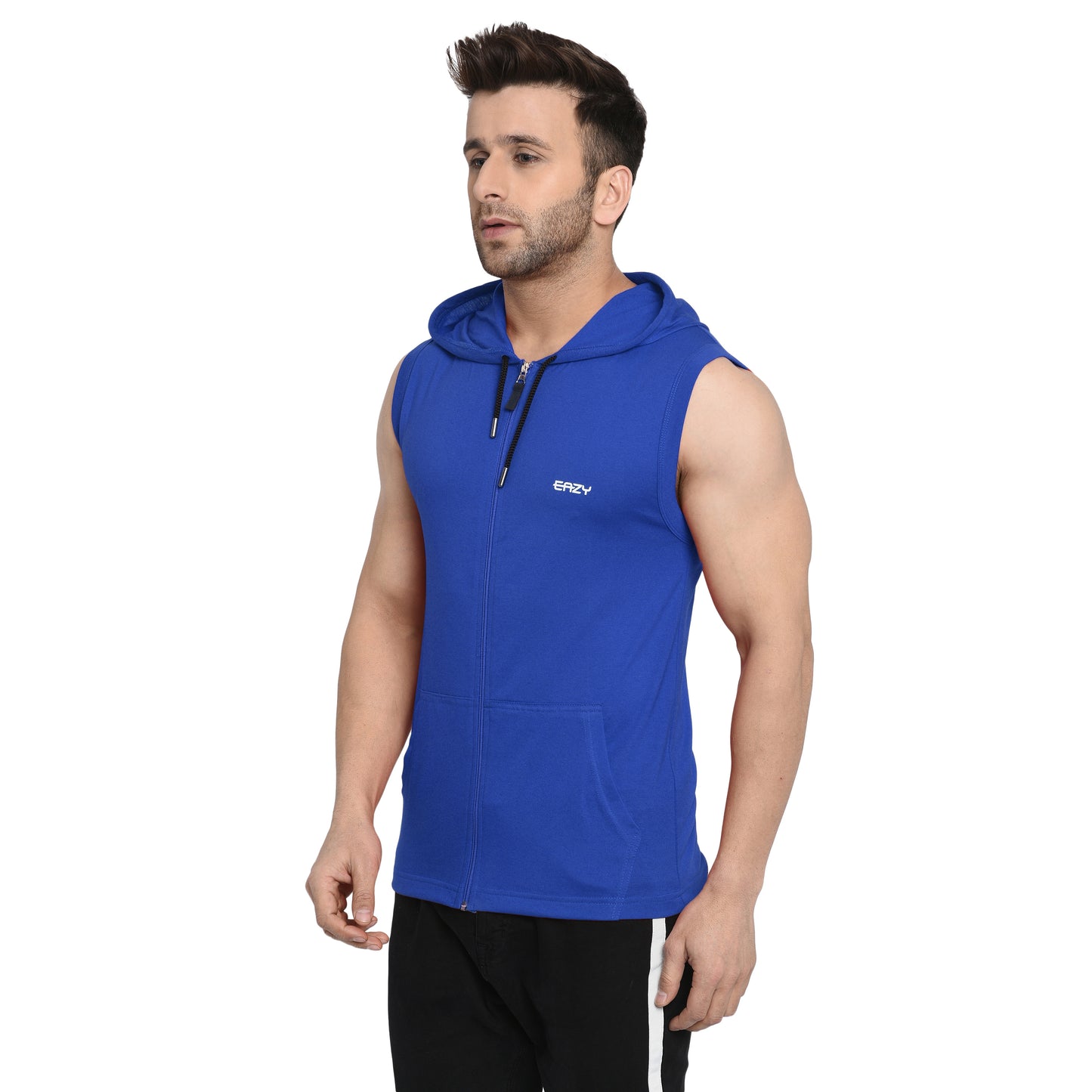 Men's Casanova Hoodie - Regular Fit Rich Cotton - Storm Blue
