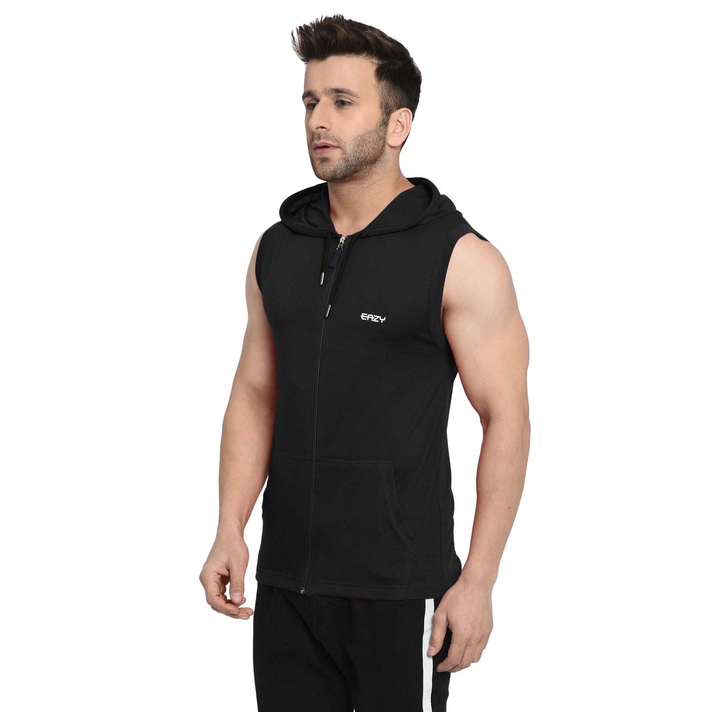 Men's Casanova Hoodie - Regular Fit Rich Cotton - Shadow Black