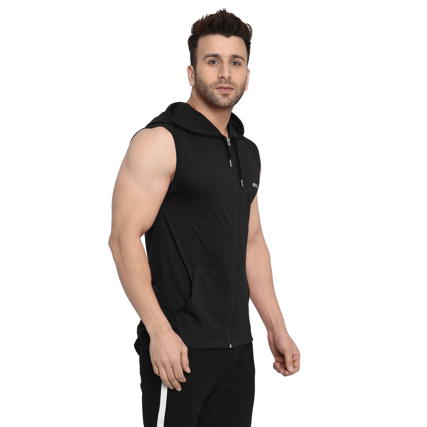Men's Casanova Hoodie - Regular Fit Rich Cotton - Shadow Black