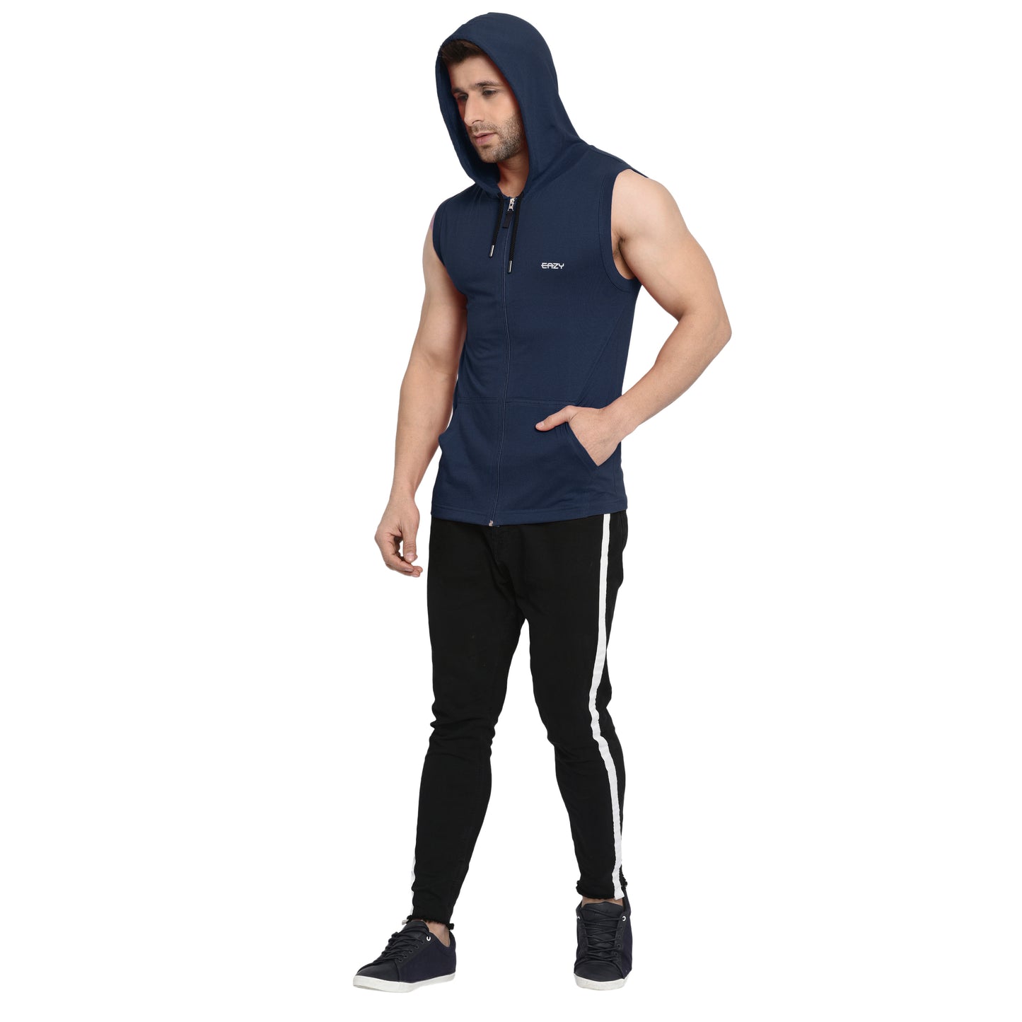 Men's Casanova Hoodie - Regular Fit Rich Cotton - Midnight Blue