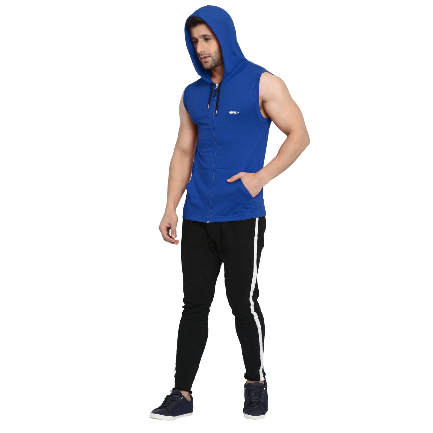 Men's Casanova Hoodie - Regular Fit Rich Cotton - Storm Blue