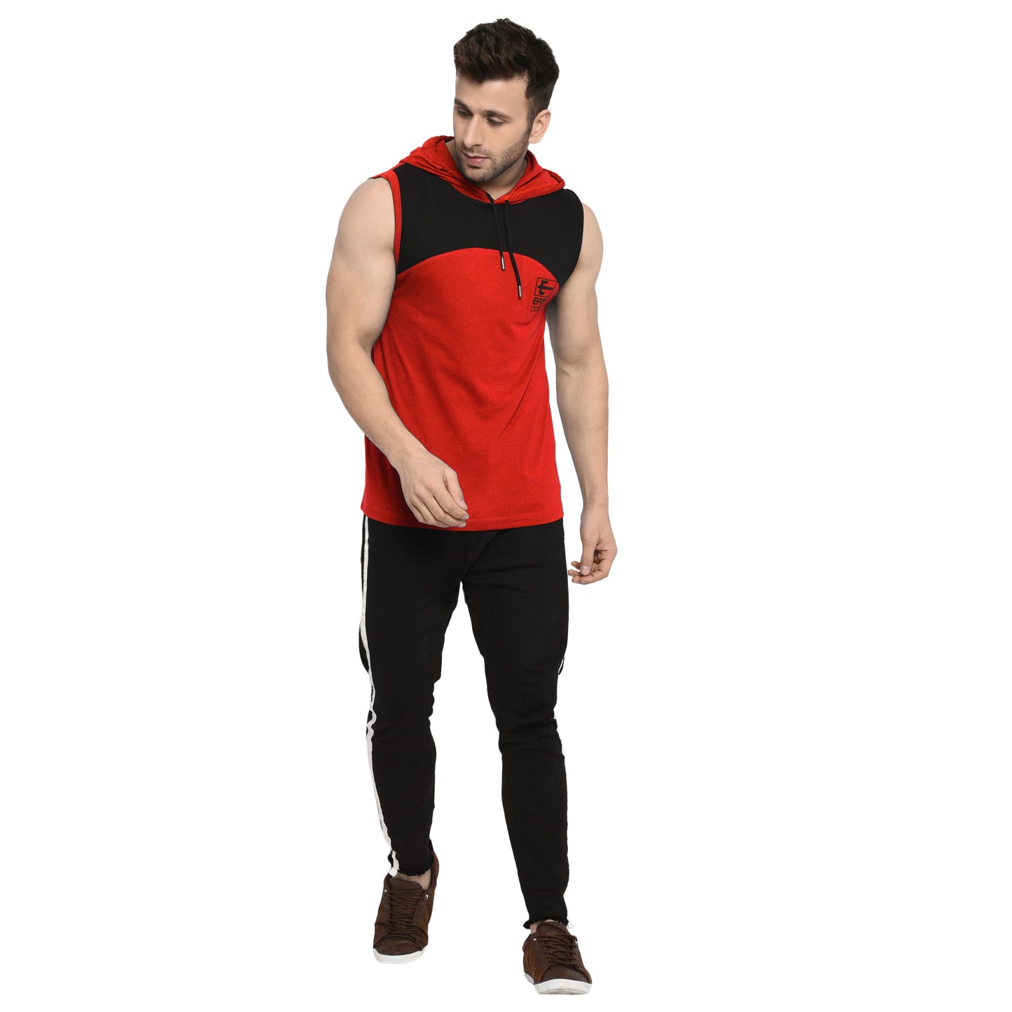 Men's Blaze Hoodie - Regular Fit Rich Cotton - Rebel Red