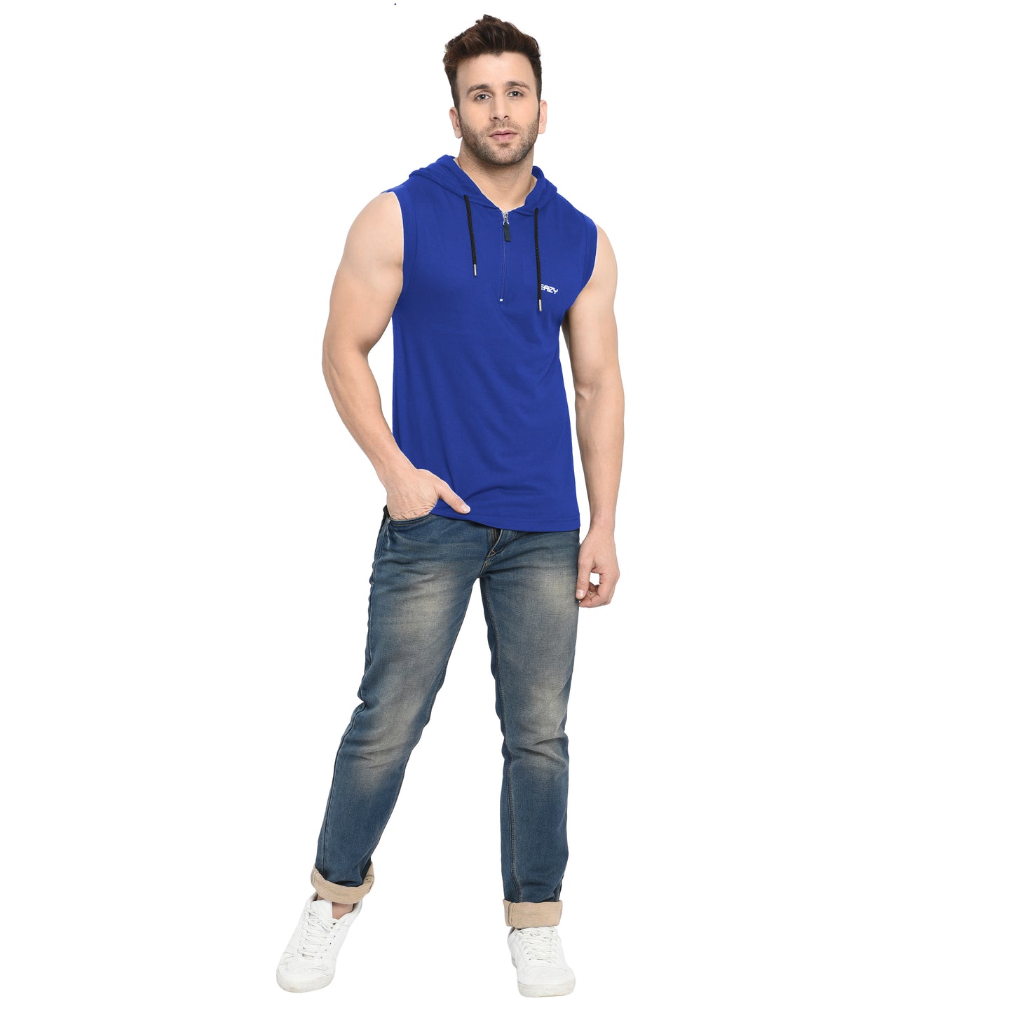 Men's Regalia Hoodie - Regular Fit Rich Cotton - Storm Blue