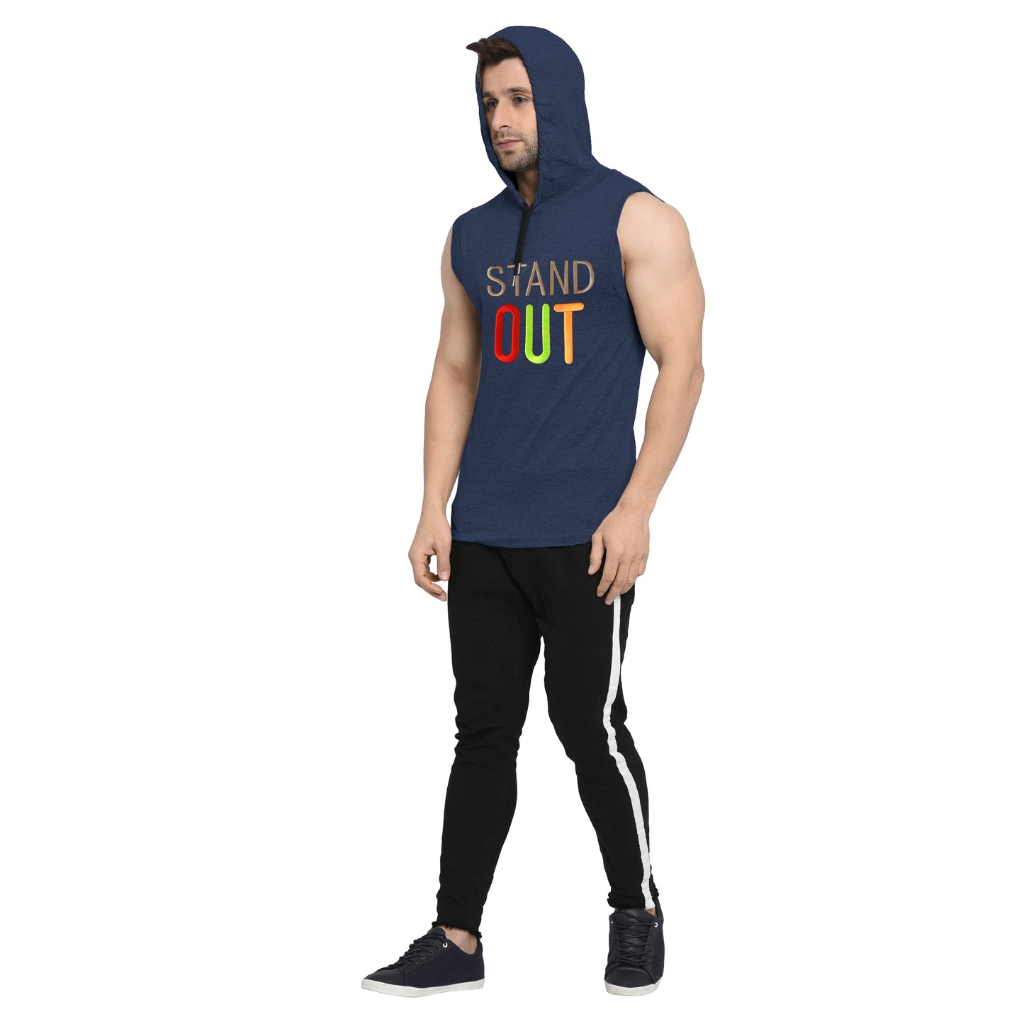 Men's Electro Hoodie - Regular Fit Rich Cotton - Midnight Blue