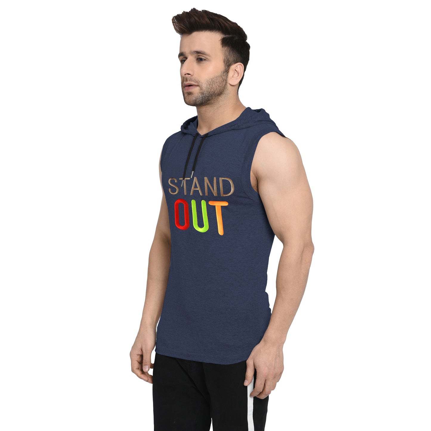 Men's Electro Hoodie - Regular Fit Rich Cotton - Midnight Blue