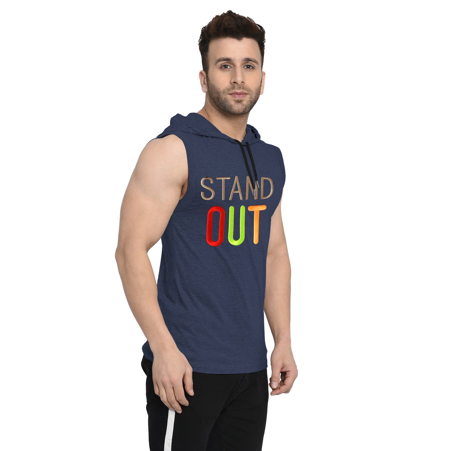 Men's Electro Hoodie - Regular Fit Rich Cotton - Midnight Blue